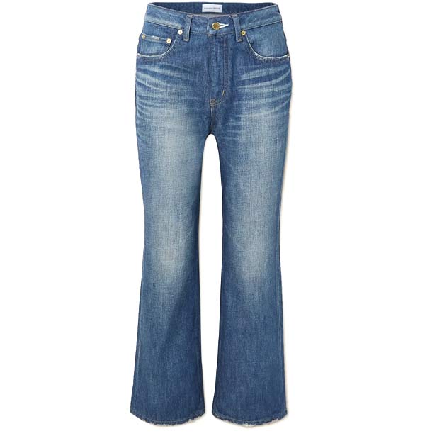 Cropped high-rise bootcut jeans - Tu es mon Tresor